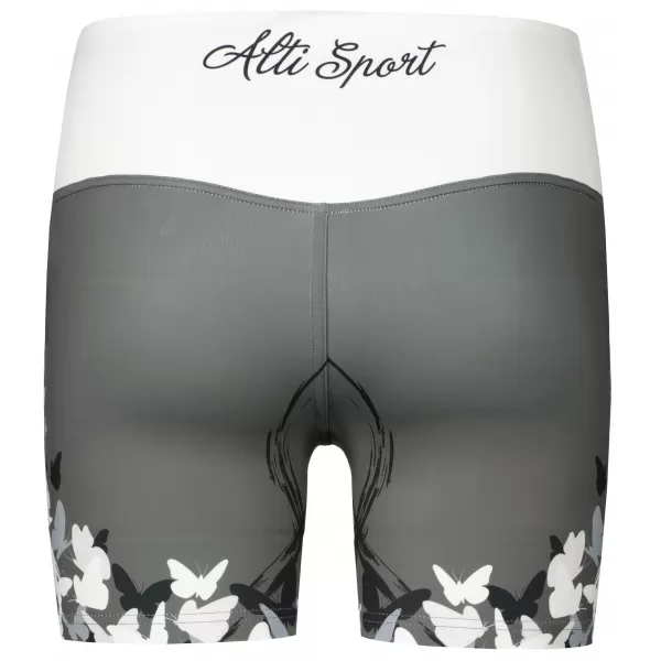  Dámske krátke prémiové legíny ALTISPORT VOJ/ALW022LEG03 SIVÁ 