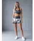 Dámske krátke legíny premium ALTISPORT VOJ/ALW018LEG03 ČIERNOBIELA