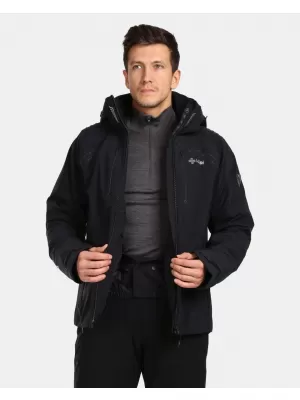 Pánska lyžiarska bunda KILPI LTD ASTER-M UM0141KI ČIERNA