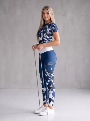 Dámske dlhé legíny premium ALTISPORT VOJ/ALW022LEG01 NAVY