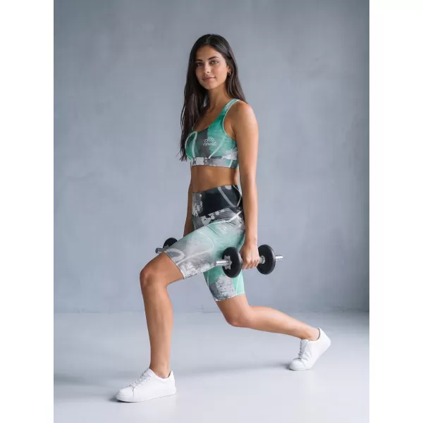  Dámska športová podprsenka premium ALTISPORT VOJ/ALW017POD01 TYRKYSOVÁ 