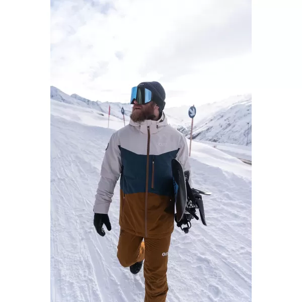  Pánska lyžiarska bunda NORDBLANC NIVAL NBWJM7923 modrá 