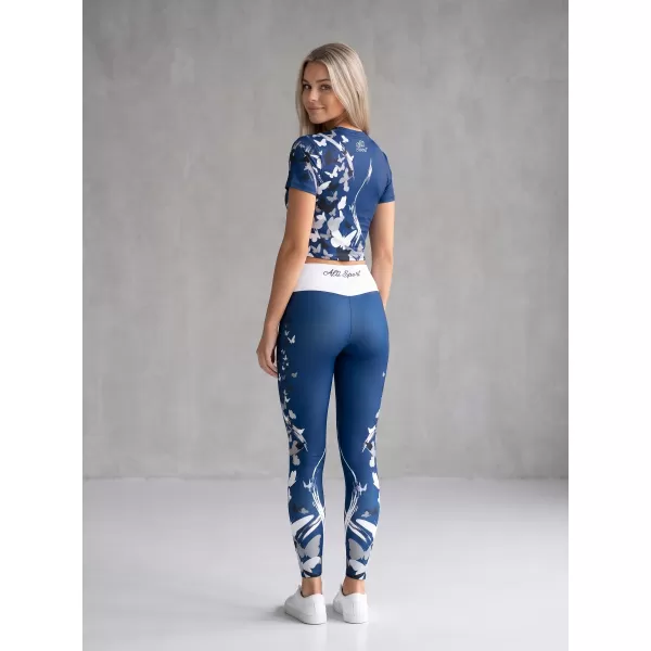  Dámske dlhé legíny premium ALTISPORT VOJ/ALW022LEG01 NAVY 