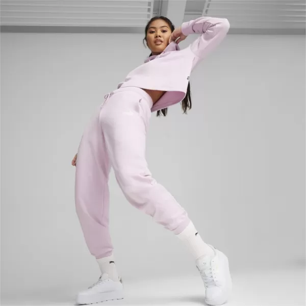  Dámske nohavice PUMA ESS+ SMALL LOGO HW PANTS TR 678744-60 PURPLE 