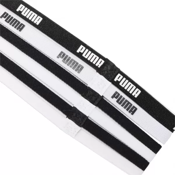  Dámska čelenka PUMA AT SPORTBANDS (6PCS) 053452-09 BLACK 