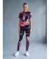 Dámske dlhé legíny premium ALTISPORT VOJ/ALW010LEG01 ČIERNA/SVETLO RUŽOVÁ