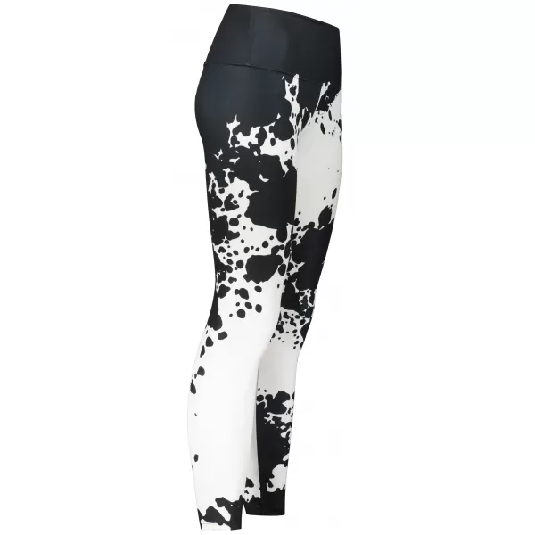  Dámske dlhé legíny premium ALTISPORT VOJ/ALW012LEG01 ČIERNA/BIELA 