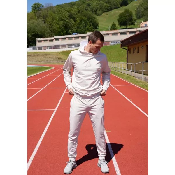  Unisex prémiové funkčné tepláky ALTISPORT VOJ/ALM013TEP01 HNEDÁ 