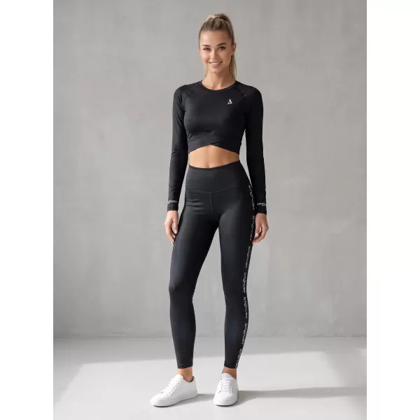  Dámske dlhé legíny premium ALTISPORT VOJ/ALW021LEG01 čierna 