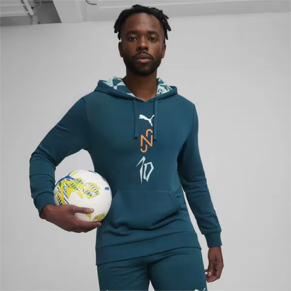  Pánska mikina PUMA NJR CREATIVITY LOGO HOODY 658955-13 MODRÁ 