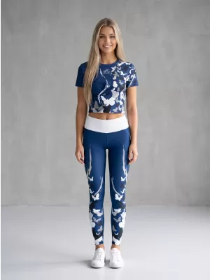 Dámske dlhé legíny premium ALTISPORT VOJ/ALW022LEG01 NAVY