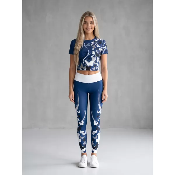  Dámske dlhé legíny premium ALTISPORT VOJ/ALW022LEG01 NAVY 