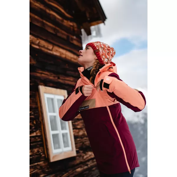  Dámska čiapka NORDBLANC KNIT NBWHK7795 červená 