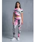 Dámske dlhé legíny premium ALTISPORT VOJ/ALW001LEG01 BIELORUŽOVÁ