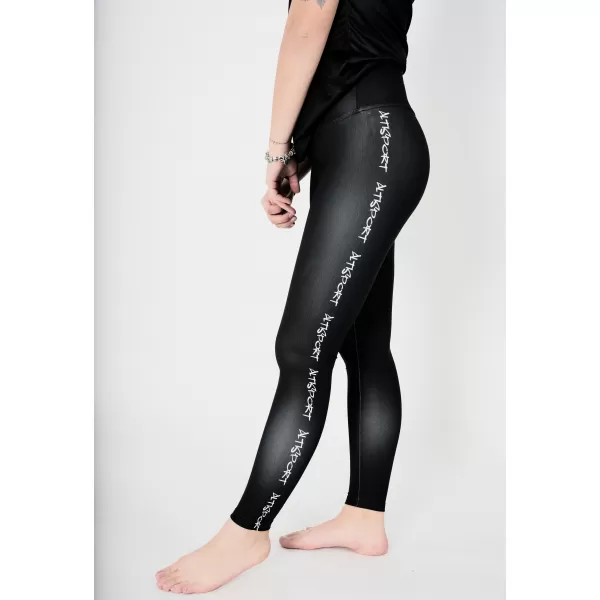  Dámske dlhé legíny premium ALTISPORT VOJ/ALW021LEG01 čierna 