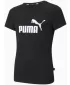 Dievčenské tričko PUMA ESS LOGO TEE 587029-01 BLACK