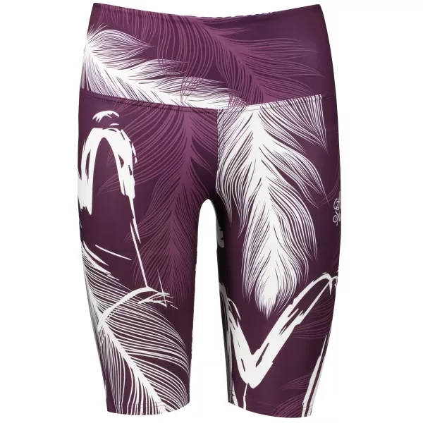  Dámske legíny nad kolená premium ALTISPORT VOJ/ALW001LEG02 FIALOVÁ/BIELA 