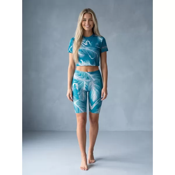  Dámske legíny nad kolená premium ALTISPORT VOJ/ALW001LEG02 EMERALD 