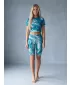 Dámske legíny nad kolená premium ALTISPORT VOJ/ALW001LEG02 EMERALD