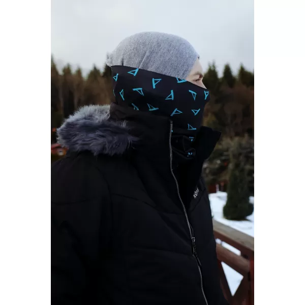  Nákrčník ALTISPORT VOJ/ALU013NAK01 ČIERNA/EMERALD 