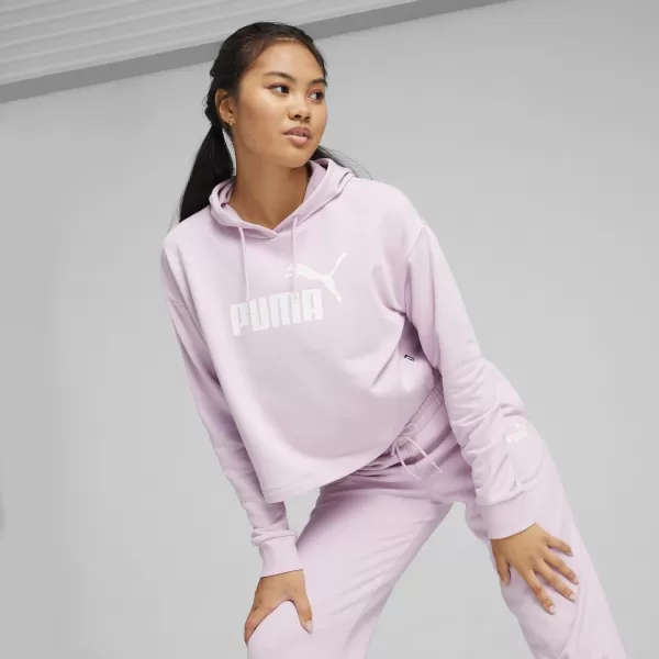  Dámska mikina PUMA ESS CROPPED LOGO HOODIE TR 586870-60 PINK 