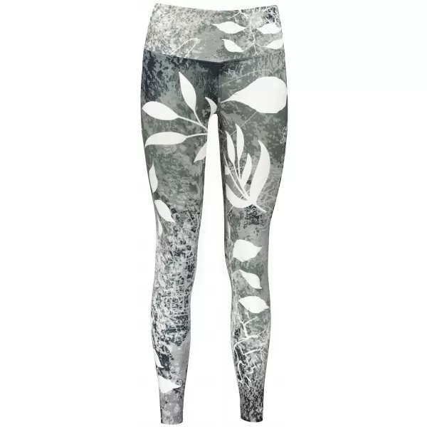 Dámske dlhé legíny premium ALTISPORT VOJ/ALW020LEG01 ČIERNOBIELA 
