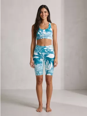 Dámské legíny nad kolena premium ALTISPORT VOJ/ALW020LEG02 MODRÁ
