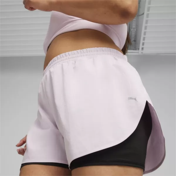  Dámske šortky PUMA RUN FAV WOVEN 2IN1 SHORT W 523181-60 BLACK 