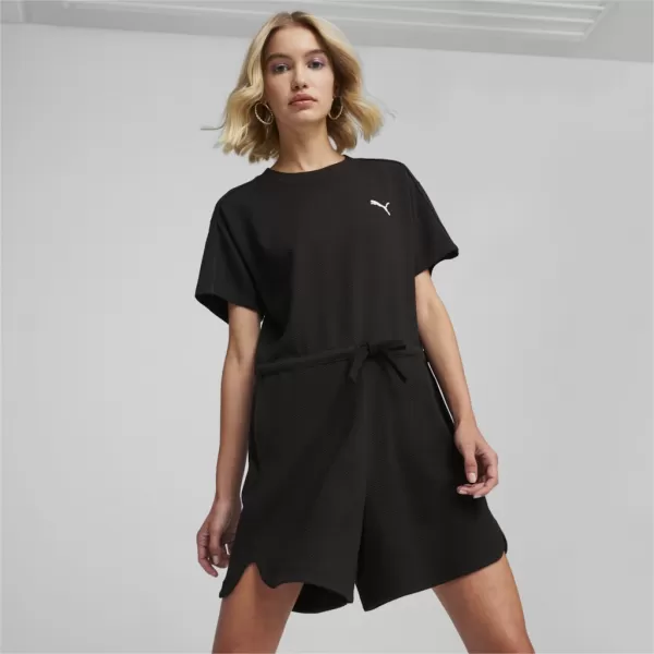  Dámsky overal PUMA HER SHORT JUMPSUIT 677891-01 BLACK 
