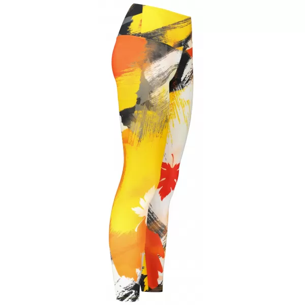  Dámske dlhé legíny premium ALTISPORT VOJ/ALW019LEG01 oranžová 