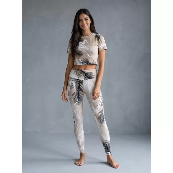  Dámske dlhé legíny premium ALTISPORT VOJ/ALW001LEG01 hnedá 
