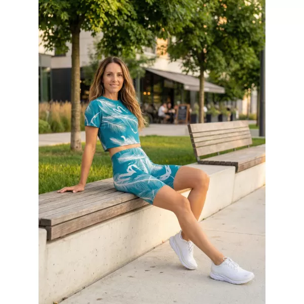  Dámske legíny nad kolená premium ALTISPORT VOJ/ALW001LEG02 EMERALD 