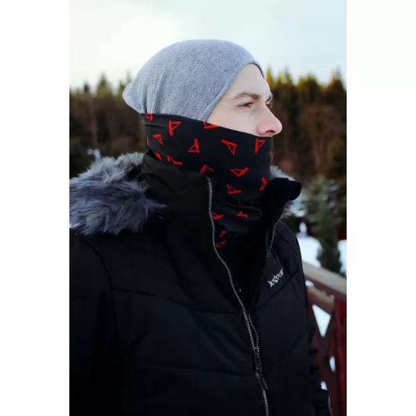  Nákrčník ALTISPORT VOJ/ALU013NAK01 ČIERNOČERVENÁ 