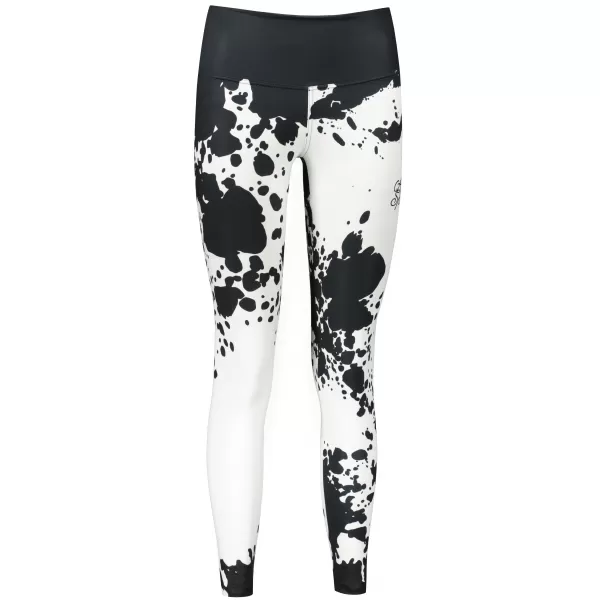  Dámske dlhé legíny premium ALTISPORT VOJ/ALW012LEG01 ČIERNA/BIELA 