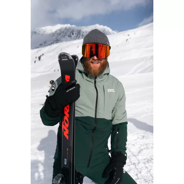  Pánska lyžiarska bunda NORDBLANC START NBWJM7925 zelená 