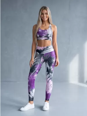 Dámske dlhé legíny premium ALTISPORT VOJ/ALW016LEG01 fialová