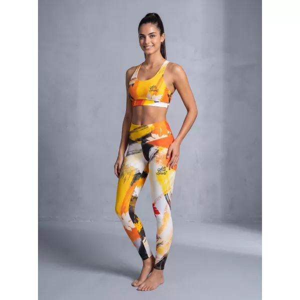  Dámska športová podprsenka premium ALTISPORT VOJ/ALW019POD01 oranžová 