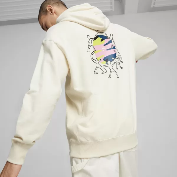  Pánska mikina PUMA DOWNTOWN GRAPHIC HOODIE 624361-99 ASSORTED COLOURS 