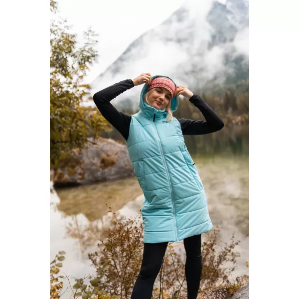  Dámska zimná vesta NORDBLANC SWEET NBWJL7946 SVETLO modrá 