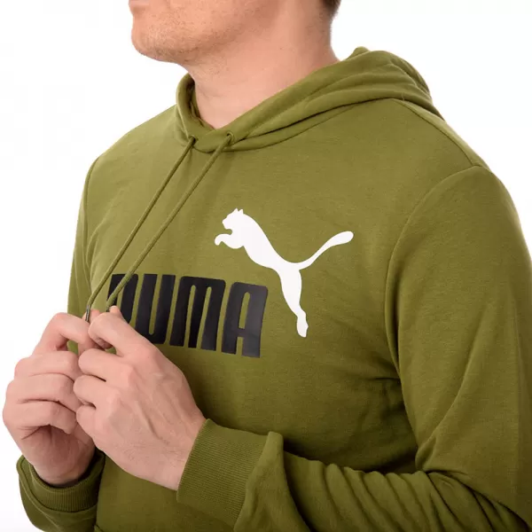 Pánska mikina PUMA ESS+ 2 COL BIG LOGO HOODIE 586765-35 GREEN 