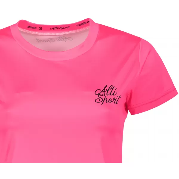  Dámske funkčné tričko premium ALTISPORT VOJ/ALW000TR01 FLUO PINK 