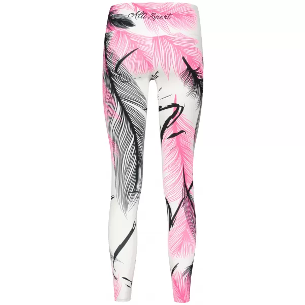  Dámske dlhé legíny premium ALTISPORT VOJ/ALW001LEG01 BIELORUŽOVÁ 