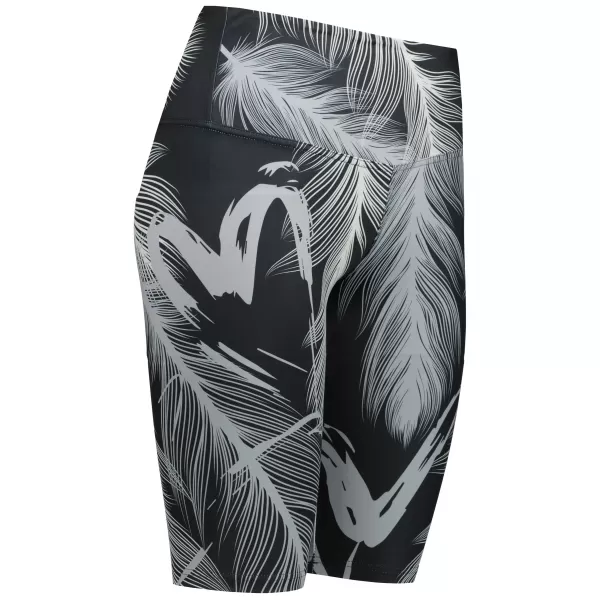  Dámske legíny nad kolená premium ALTISPORT VOJ/ALW001LEG02 ČIERNA/ŠEDÁ 