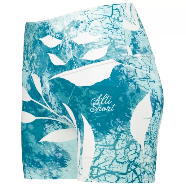  Dámske krátke legíny premium ALTISPORT VOJ/ALW020LEG03 modrá 