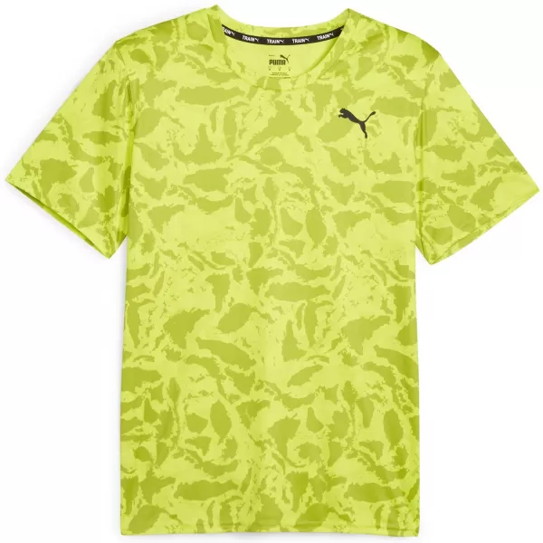  Pánske tričko PUMA TRAIN FAV AOP TEE 525169-39 GREEN 