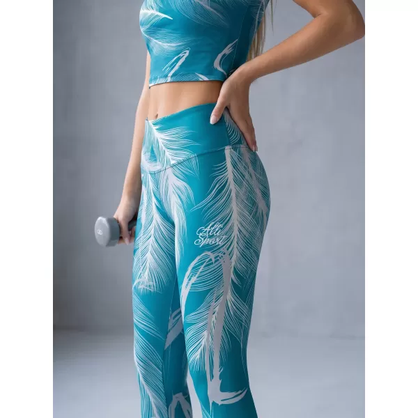  Dámske dlhé legíny premium ALTISPORT VOJ/ALW001LEG01 EMERALD 
