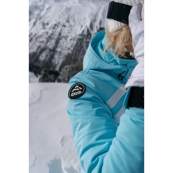  Dámska lyžiarska bunda NORDBLANC CREVASSE NBWJL7932 SVETLO modrá 