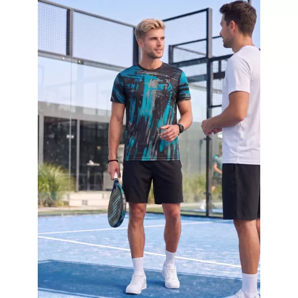  Pánské funkční triko premium ALTISPORT VOJ/ALM010TR01 ČERNÁ/EMERALD 