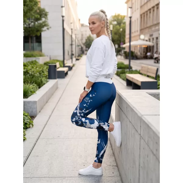  Dámske dlhé legíny premium ALTISPORT VOJ/ALW022LEG01 NAVY 