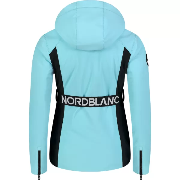  Dámska softshellová lyžiarska bunda NORDBLANC APRES-SKI NBWJL7928 SVETLO modrá 